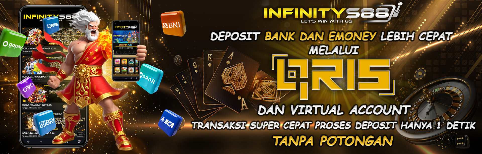 infinitys88 deposit qris